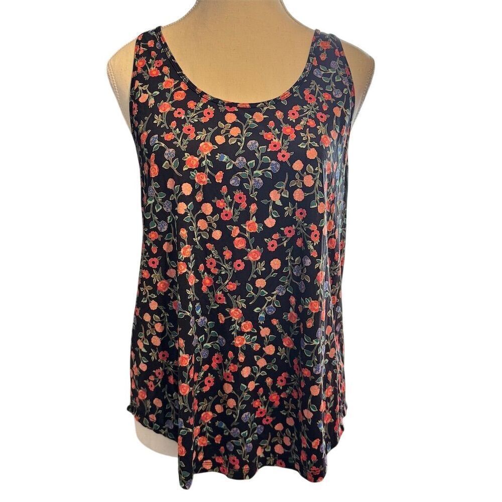 Kate Spade Women's XS Floral Sleeveless Racerback Tank Top‎ Activewear Athletic